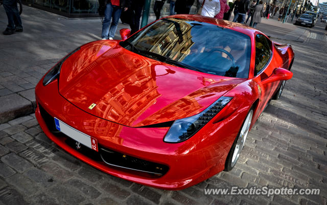 Ferrari 458 Italia spotted in Helsinki, Finland