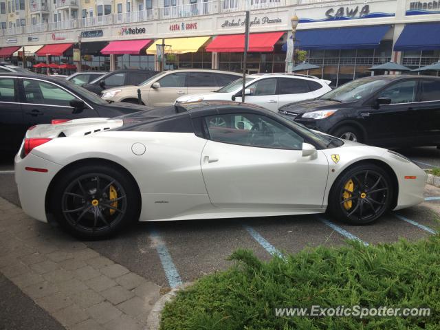 Ferrari 458 Italia spotted in Long Branch, New Jersey