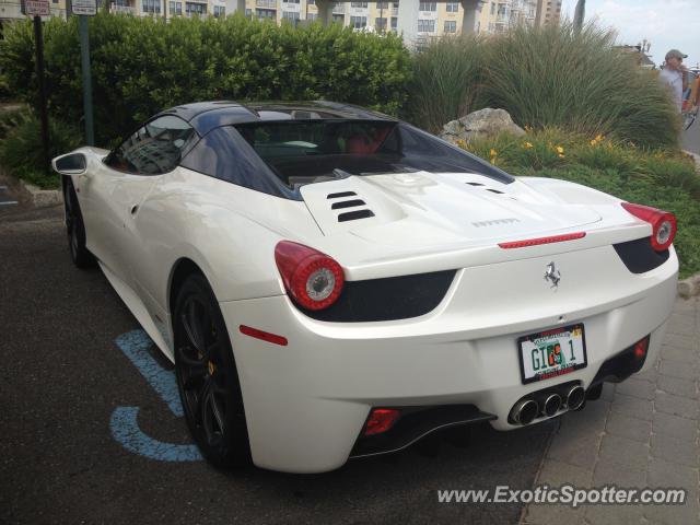 Ferrari 458 Italia spotted in Long Branch, New Jersey