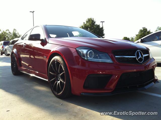 Mercedes C63 AMG spotted in Kenner, Louisiana
