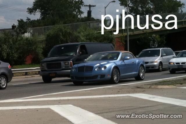 Bentley Continental spotted in Bronx, New York