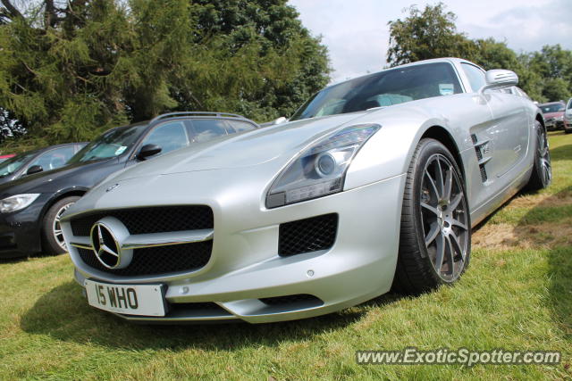 Mercedes SLS AMG spotted in Queensferry, United Kingdom
