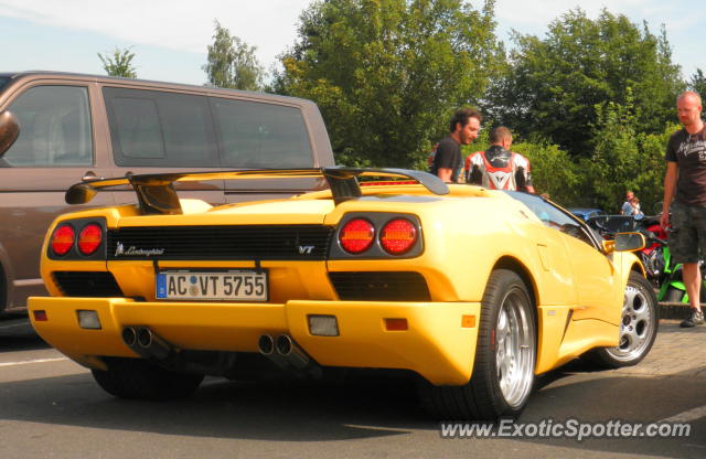 Lamborghini Diablo spotted in Nürburg, Germany
