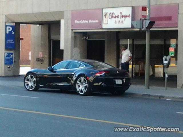 Fisker Karma spotted in Montreal, Canada