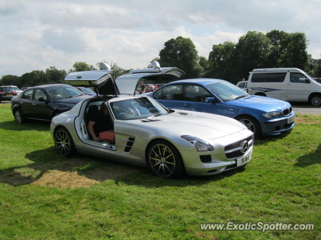 Mercedes SLS AMG spotted in Queensferry, United Kingdom