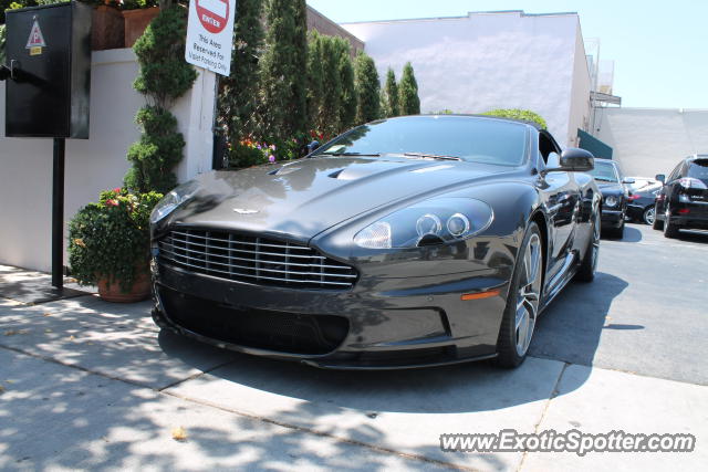 Aston Martin DBS spotted in Beverly Hills, California
