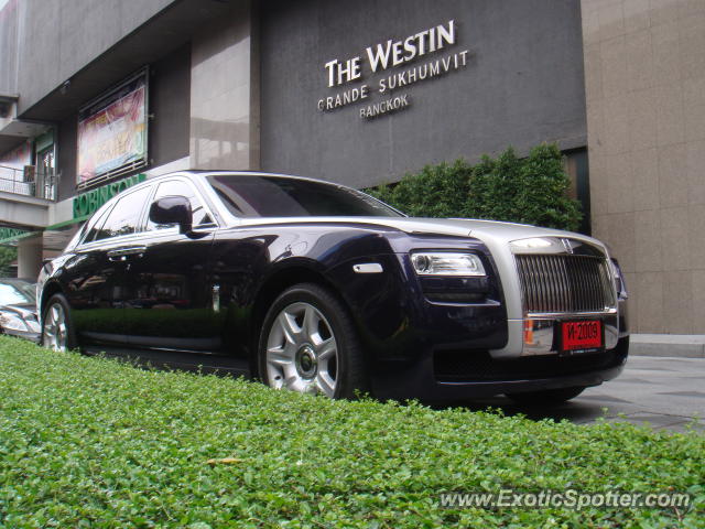 Rolls Royce Ghost spotted in Bangkok, Thailand