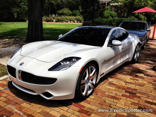 Fisker Karma spotted in Winter Park, Florida
