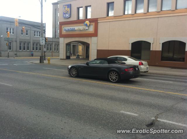 Aston Martin DB9 spotted in Timmins, Canada
