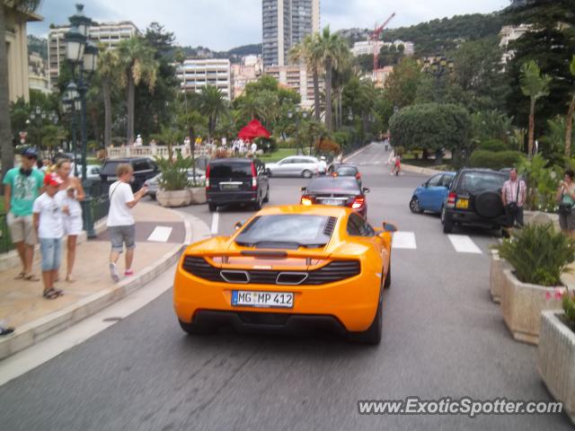 Mclaren MP4-12C spotted in Monte Carlo, Monaco