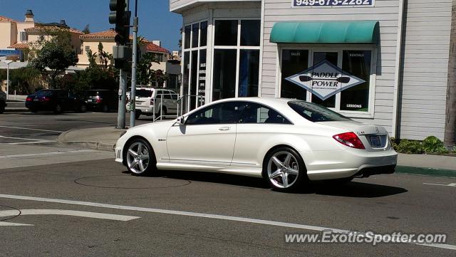 Mercedes SL 65 AMG spotted in New Port beach, California