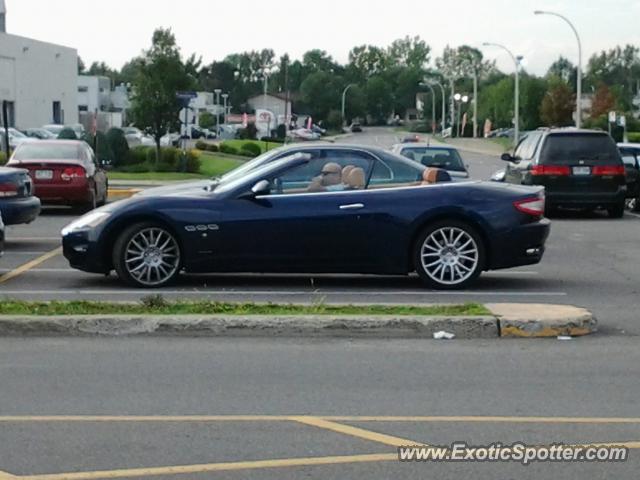Maserati GranCabrio spotted in Montreal, Canada