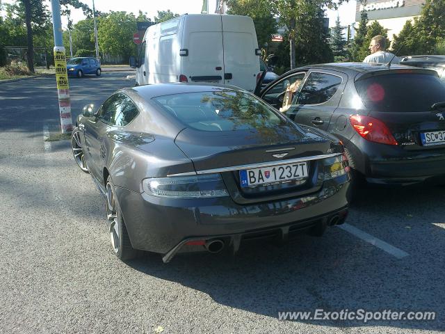 Aston Martin DBS spotted in Bratislava, Slovakia