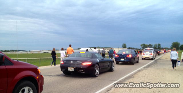 Mercedes SLS AMG spotted in Waukesha, Wisconsin