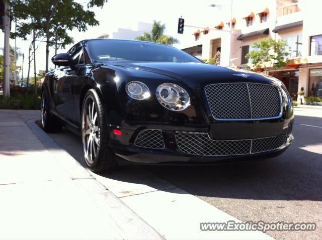 Bentley Continental spotted in Beverly Hills, California