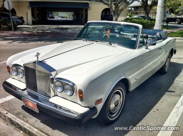 Rolls Royce Corniche spotted in Naples, Florida