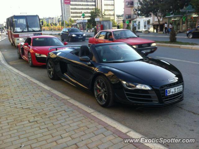 Audi R8 spotted in Prishtina, Kosovo