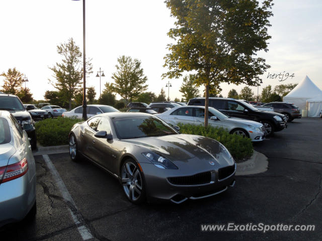 Fisker Karma spotted in Barrington, Illinois