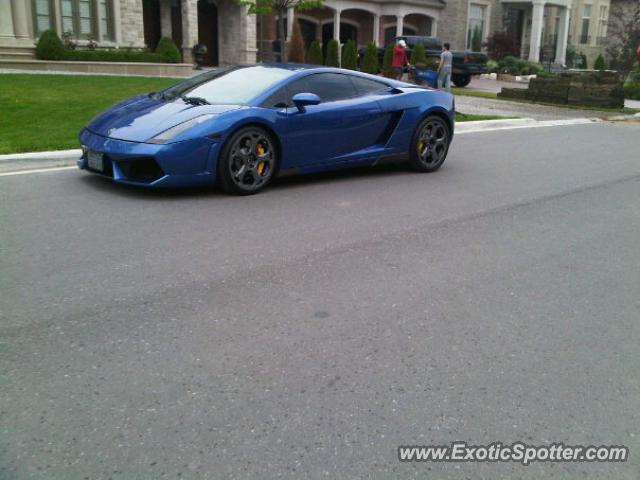 Lamborghini Gallardo spotted in Toronto, Ontario, Canada