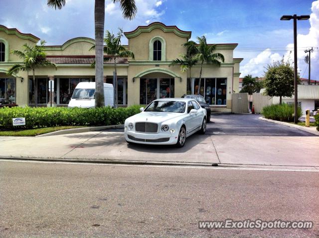 Bentley Mulsanne spotted in Naples, Florida