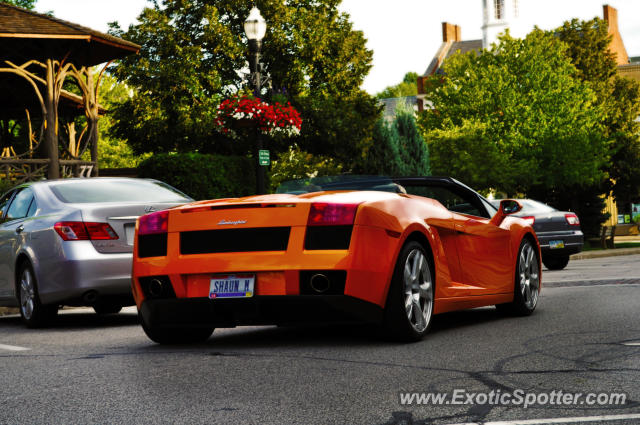 Lamborghini Gallardo spotted in Chagrin Falls, United States