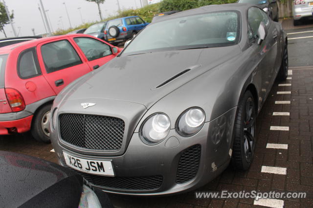 Bentley Continental spotted in Braehead, United Kingdom