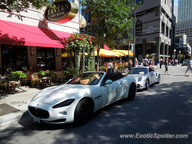 Maserati GranCabrio spotted in Chicago, Illinois