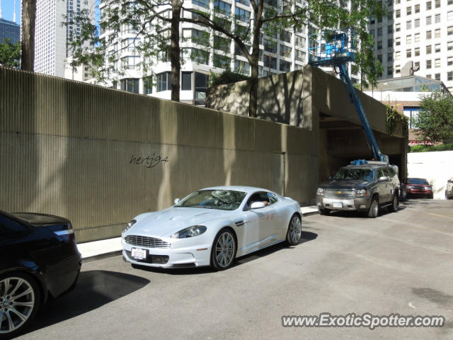 Aston Martin DBS spotted in Chicago, Illinois