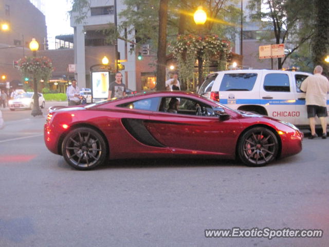 Mclaren MP4-12C spotted in Chicago, Illinois
