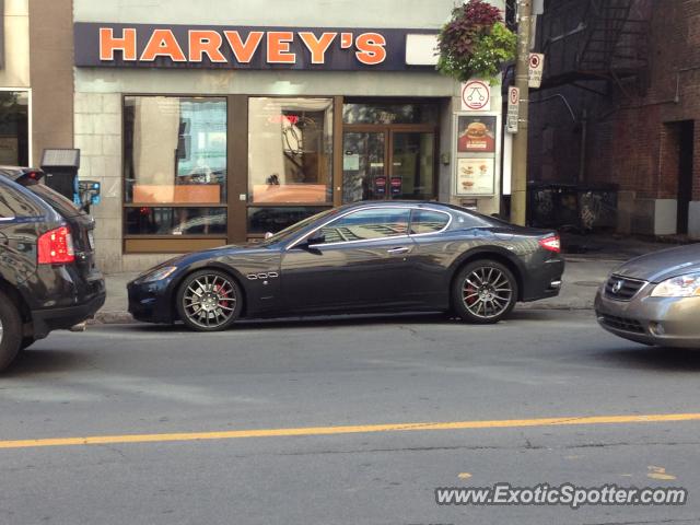 Maserati GranTurismo spotted in Montreal, Quebec, Canada