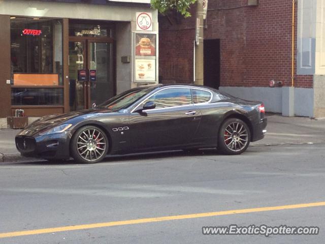Maserati GranTurismo spotted in Montreal, Quebec, Canada