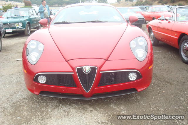 Alfa Romeo 8C spotted in MONTEREY, California