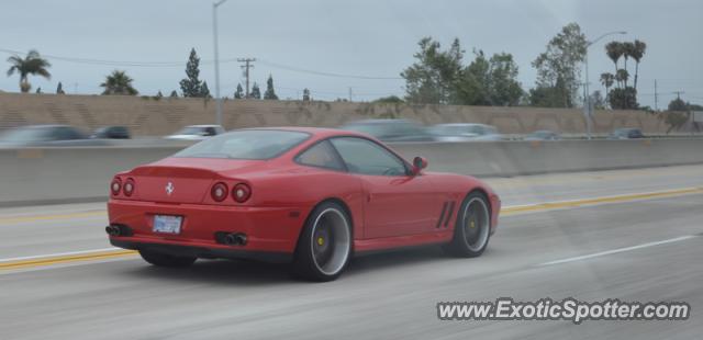 Ferrari 575M spotted in 405 freeway, California