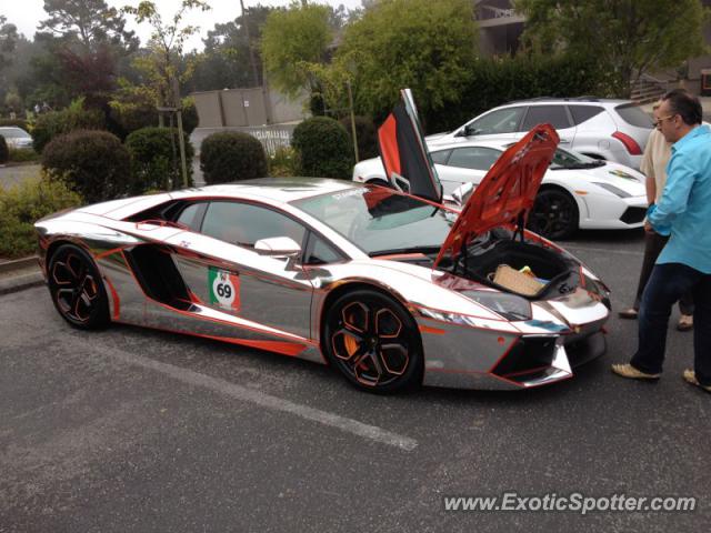 Lamborghini Aventador spotted in Monterey, California