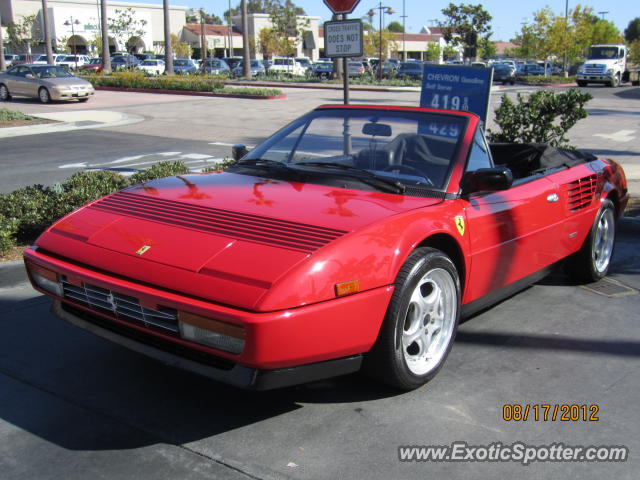 Ferrari Mondial spotted in Del Mar, California