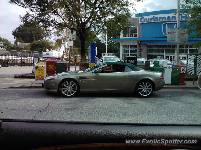 Aston Martin DB9 spotted in Bethesda, Maryland