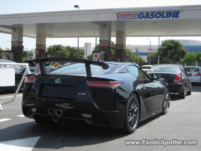 Lexus LFA spotted in Los Alamitos, California
