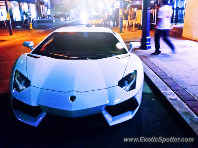 Lamborghini Aventador spotted in Toronto, Canada