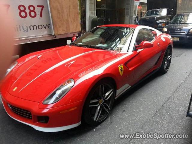 Ferrari 599GTO spotted in Manhattan, New York