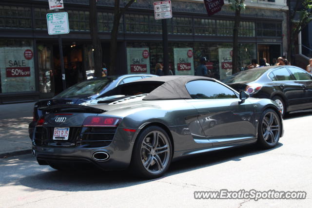 Audi R8 spotted in Boston, Massachusetts