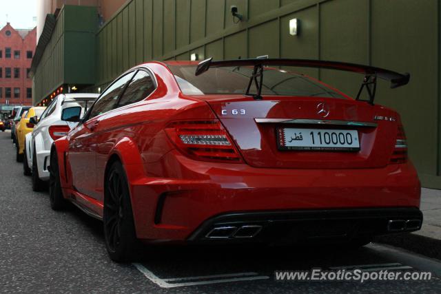 Mercedes C63 AMG Black Series spotted in London, United Kingdom