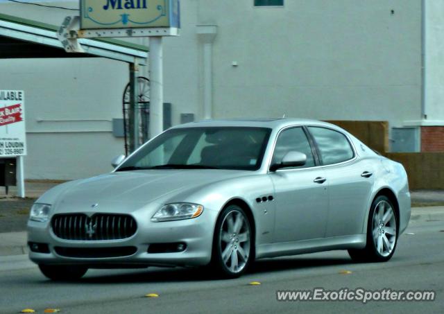 Maserati Quattroporte spotted in Las Vegas, Nevada