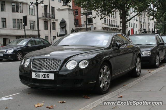 Bentley Continental spotted in London, United Kingdom