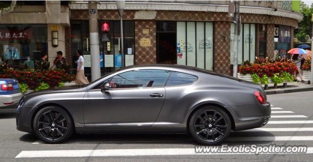 Bentley Continental spotted in SHANGHAI, China