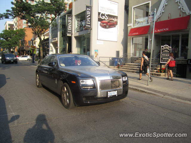 Rolls Royce Ghost spotted in Toronto, Canada