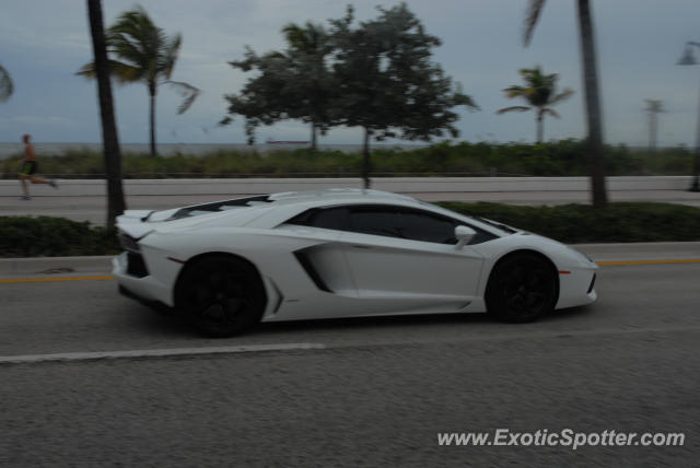 Lamborghini Aventador spotted in Ft. Lauderdale, Florida