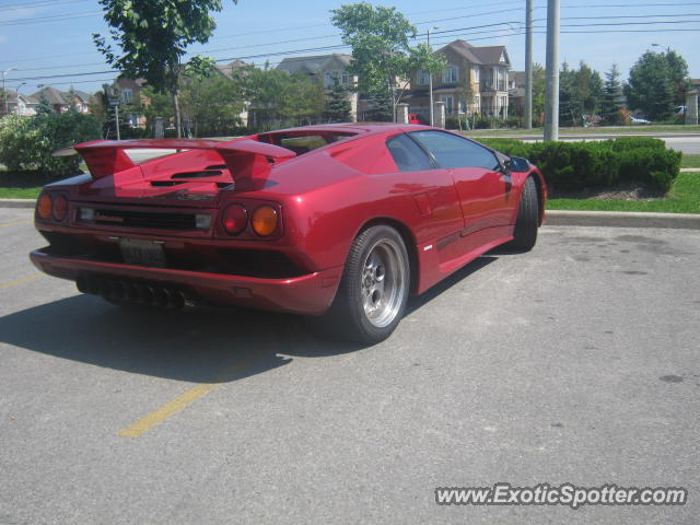 Lamborghini Diablo spotted in Toronto, Ontario, Canada