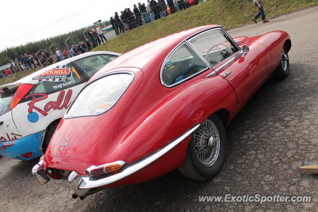 Jaguar E-Type spotted in Knockhill, United Kingdom