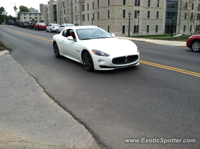 Maserati GranTurismo spotted in Bloomington, Indiana