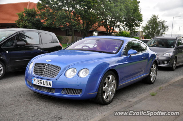 Bentley Continental spotted in Cheltenham, United Kingdom